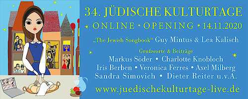 34. Jüdische Kulturtage München 14. - 19. Nov. 2020