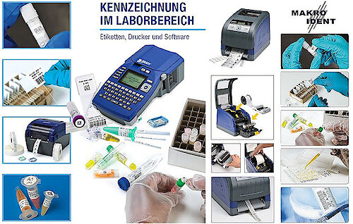 Nur mit geprüften Laboretiketten alle Laborproben kennzeichnen