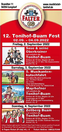 Volksmusik Fest im Bayerischen Wald