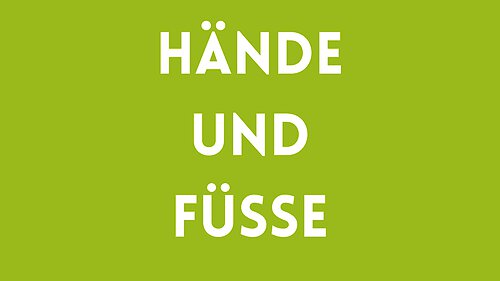 Schöne Hände und gepflegte Füße