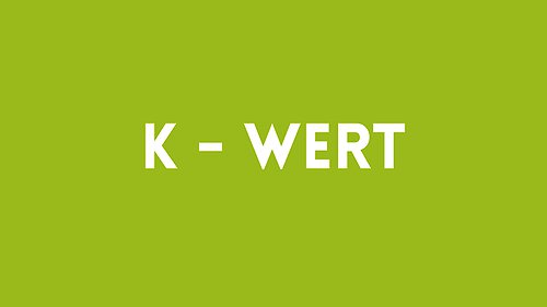 Holzhaus K - Wert