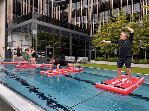 Neues Sport-Highlight: Training mit dem BEboard