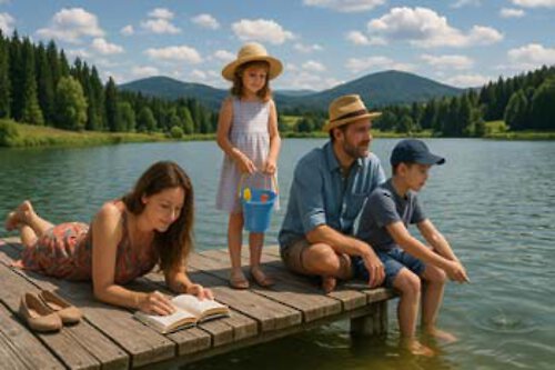 Familie mit Kind Urlaub im Bayerischen Wald