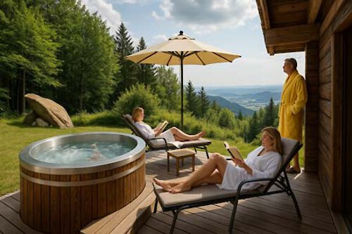 Chalet für 4 Personen im Bayerischen Wald