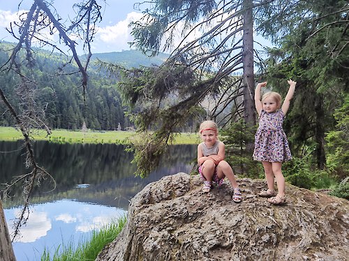 Kleiner Arbersee - Mia und Lilly