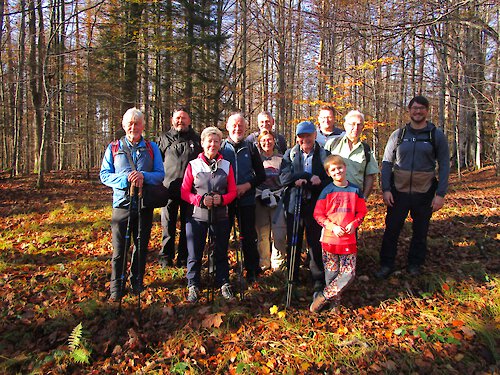 Wanderung Herbst - Gruppe