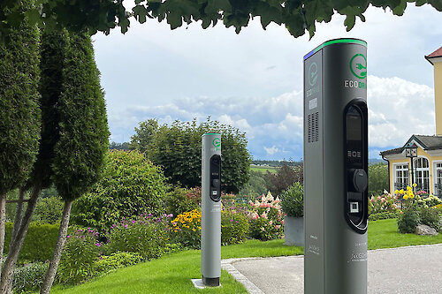 e-Ladestation im Wellnesshotel