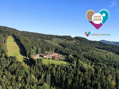 Das Wellnesshotel Riedlberg im Bayerischen Wald 6. Platz des Awards 2026 vom Wellbesshotel-info.de