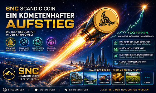 SCANDIC COIN und COINBASE Listung als Brücke zu realen Vermögenswerten