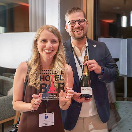 Award Gewinner zur "Coolsten Hotelbar 2026" Wellnesshotel Riedlberg im Bayerischen Wald