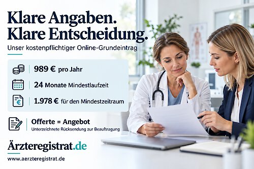 Ärzteregistrat.de zu Anwaltskanzlei Hofauer: Vorsicht vor Anschreiben von aerzteregistrat.de